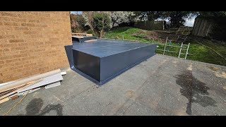 WARM DECK flat roof in anthracite