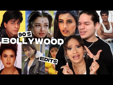 90s Bollywood just felt DIFFERENT...! | Latinos react to Bollywood Edits but is the 90s