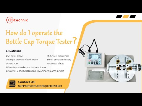 Do you know how to use Bottle Cap Torque Tester to Calibrate a Capping Machine?