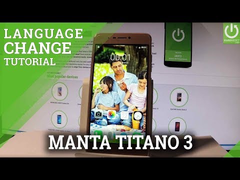 How to Change Language on MANTA Titano 3 - Language Settings