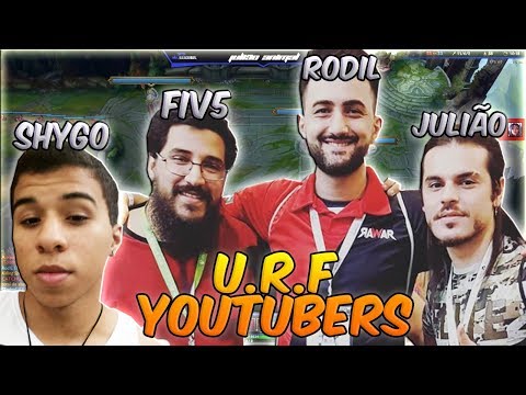 QUANDO JUNTA ESSA GALERA É SÓ RISADA, URF DE YOUTUBERS - FT Fiv5, RodiL, Shygo