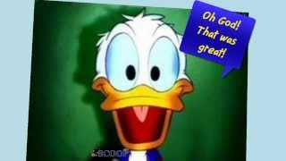 Donald Duck and Howard the Duck both get blow jobs, um duck jobs