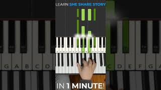 Download lagu How to play She Share Story on Piano in Under 1 Minute mp3 Download lagu How to play She Share Story on Piano in Under 1 Minute mp3