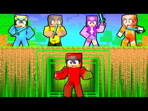 Hunters vs HACKER Speedrunner in Minecraft!