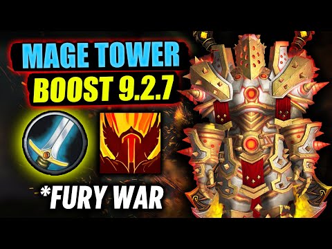 Fury Warrior Mage Tower | GUIDE BOOST PoV Buy | Shadowlands 9.2.7