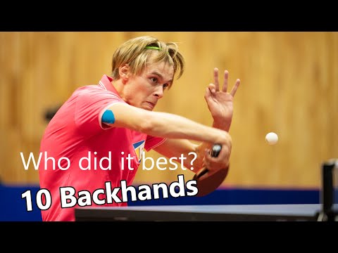 10 Best Backhands 2022 | Who did it best? | Dutch #tabletennis #tafeltennis