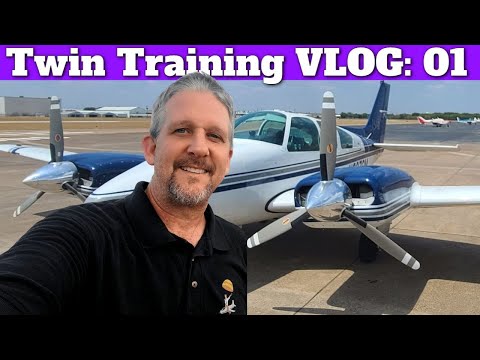 Multi Engine Flight Training - Flying a Baron. VLOG 01