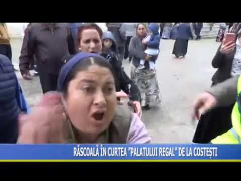 Rascoala in curtea palatului regal de la Costesti