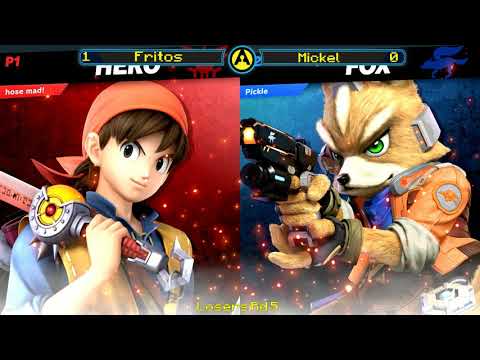 Fritos(Mario,Hero) vs Mickel(PKMN Trainer, Fox)  Arcade Legacy #28 SSBU  Losers rd 5