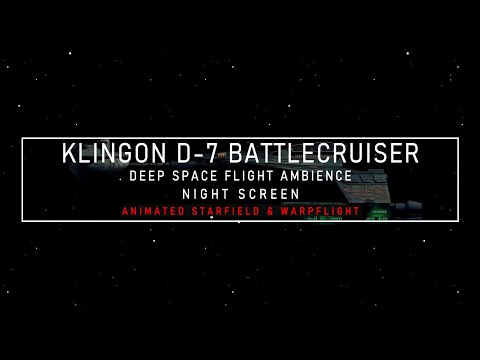 Star Trek Ambience | Klingon D-7 Battlecruiser | Ambient Engine Sound | Star Trek Sleep Sounds, ASMR