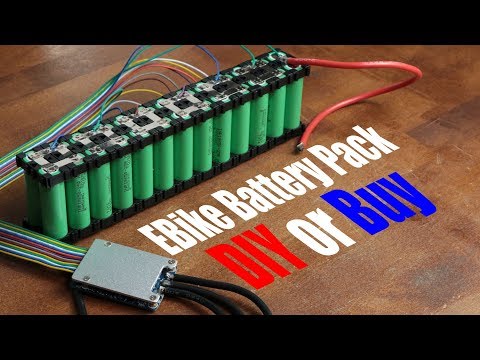 EBike Battery Pack || DIY or Buy || Electric Bike Conversion (Part 2) Video