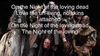 lordi night of a loving dead lyrics