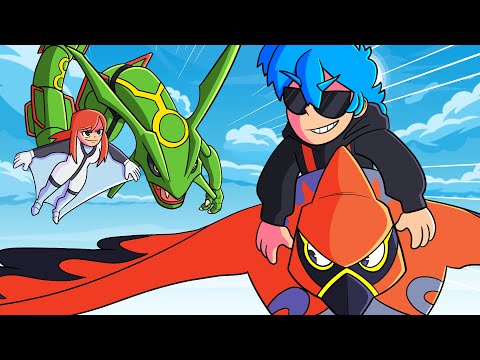 CRIEI UMA BATALHA POKÉMON AÉREA NO MINECRAFT PIXELMON