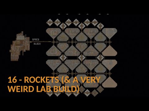 Factorio SpaceBlock 16 - Space Science & My Best Lab Build