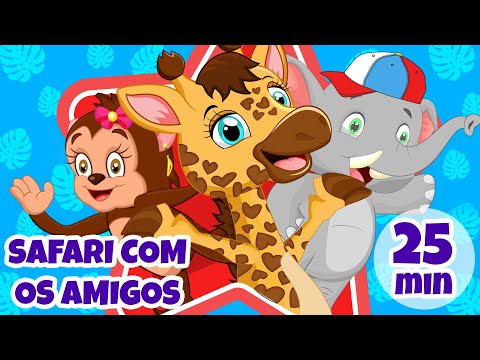 Safari com os Amigos da Giramille - 25 min | Desenho Animado Musical