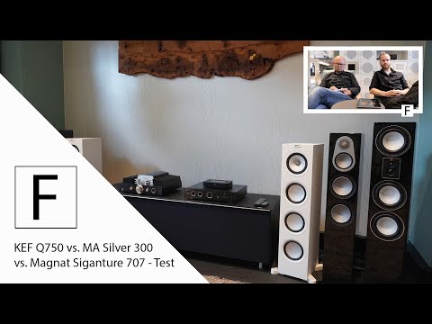 Lautsprecher Vergleich - KEF Q750 vs. Magnat Signature 707 vs. Monitor Audio Silver 300!