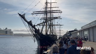 Parade of Sail aboard the James Craig in the Australian Wooden Boat Festival 2025