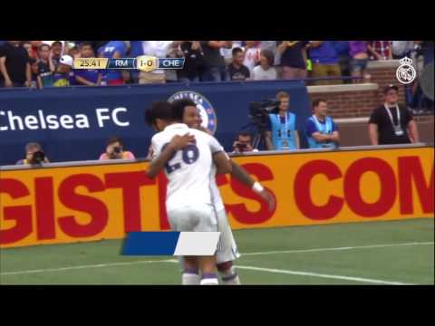 Relive the GOLAZOS by @MarceloM12 and Mariano in our victory over Chelsea!