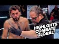 HIGHLIGHTS - FRONT FACE KICK AFTERMATH; GIRL FIGHT BEATDOWN AT YEAR END COMBATE GLOBAL SHOW