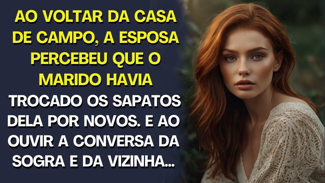 Ao chegar em casa, ela viu que o marido havia trocado seus sapatos por novos. E ao ouvir a sogra...