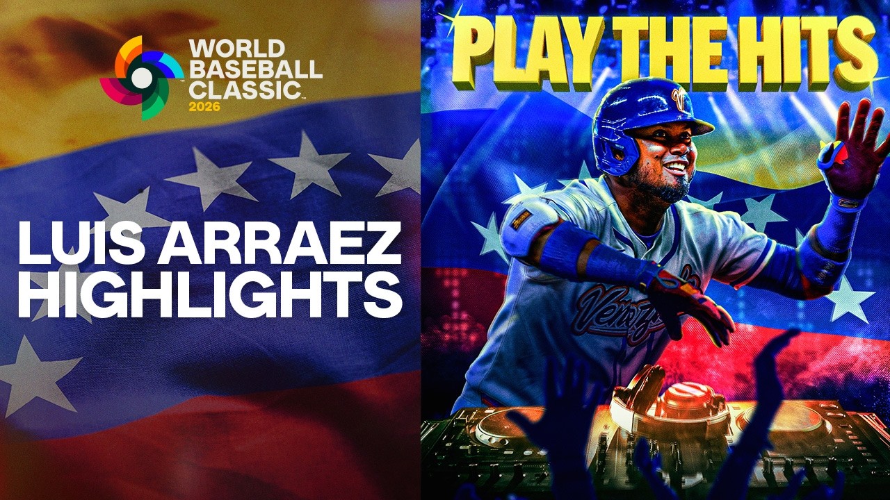 PLAY THE HITS! Luis Arraez tallied 8 hits including 2 HR during the 2026 World Baseball Classic! 👏