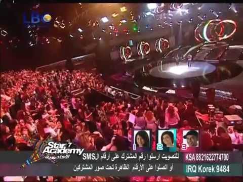 Star Academy 7 (prime 11) The Nominees (Badria, Zeina and Mohammad)singing