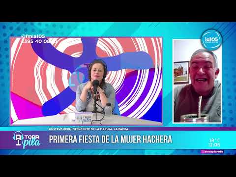 PRIMERA FIESTA DE LA MUJER HACHERA | GUSTAVO CEIN, INTENDENTE DE LA MARUJA, LA PAMPA | ATP