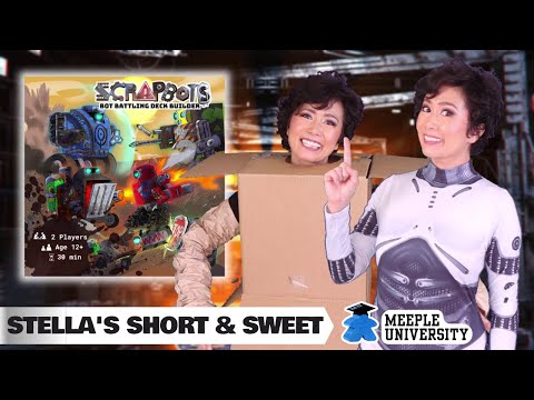 Scrapbots - Deck dilution duel battle board game