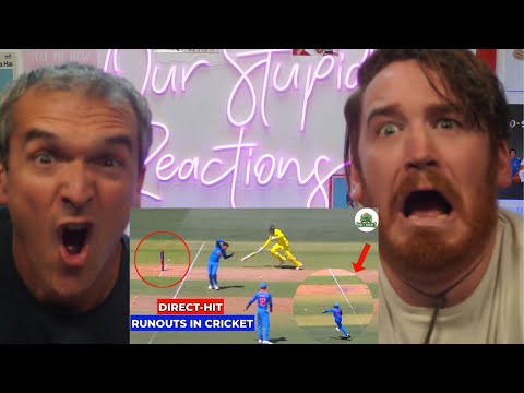 Craziest Direct Hits in Cricket REACTION!!
