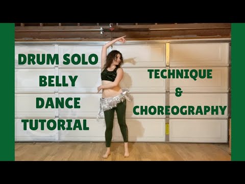 Tabla Drum Solo Belly Dance Tutorial | Rannet al Tabla| Dance Fitness