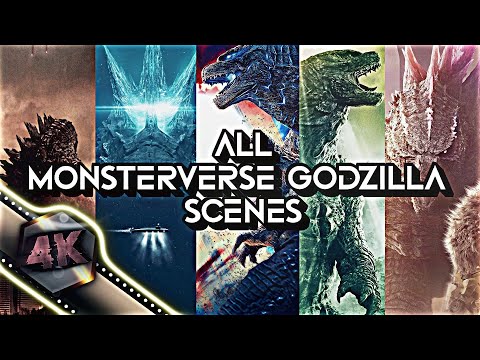ALL GODZILLA SCENES IN MONSTERVERSE 4K (2014 - 2024) | 4K HDR Clips