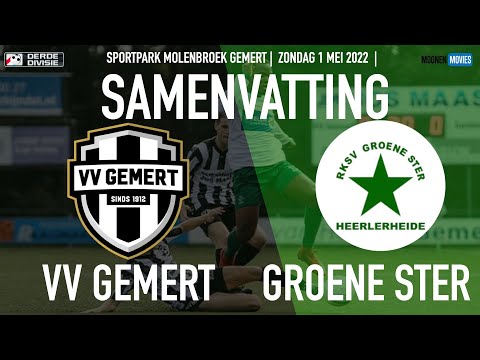 Samenvatting VV Gemert-Groene Ster 01-05-2022