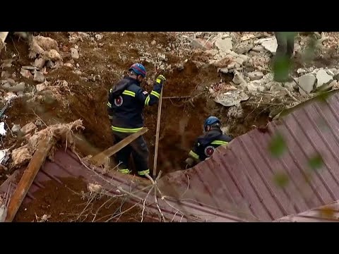Video Thumbnail: Erdrutsch in Georgien: Über 200 Rettungskräfte im Einsatz