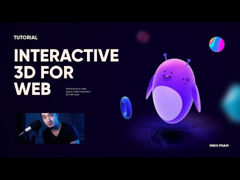 Making a 3D interactive character for web with Spline - Tutorial