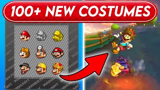 Giving EVERY Character In Mario Kart 8 Deluxe New Costumes!