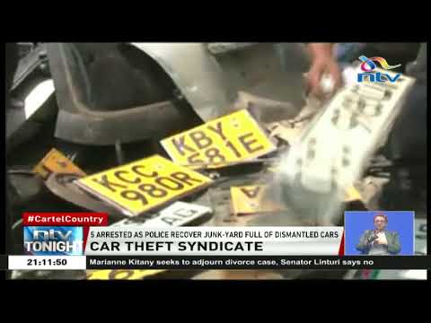 5 arrested as police recover junk-yard full of dismantled car parts in Kariobangi