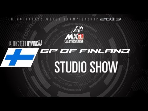 MXGP of Finland 2013 - STUDIO SHOW - Motocross