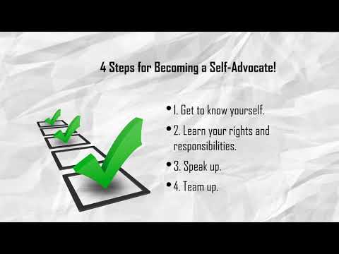 Self Advocacy: Finding your Voice