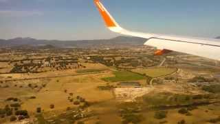 preview picture of video 'Flight (EasyJet) from Berlino (SXF) to Olbia (OLB) - Landing'