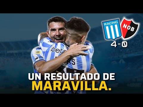 COMPACTO! Racing (4) - Newell's (0) con DOBLETE de Maravilla Martínez