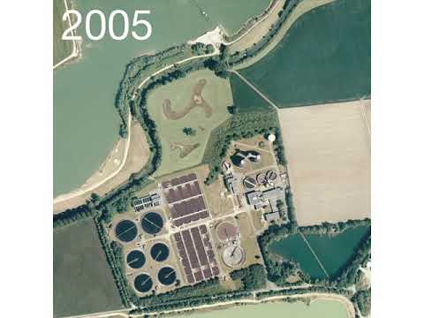 Kläranlage Paderborn - Im Wandel der Zeit - Luftbildervergleich im Film