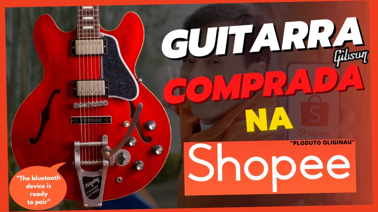 Guitarra Gibson 335 - Semi Acústica [ RÉPLICA DO ALIEXPRESS ]