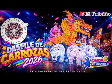 Desfile de Carrozas Grupo A ✨ | Fiesta Nacional de los Estudiantes 2026 / EL TRIBUNO DE JUJUY