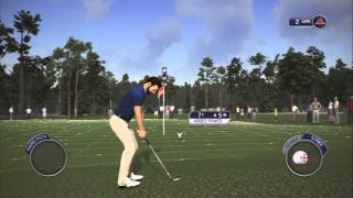 Tiger Woods 14 PS3 Career Playthrough Part 1 - Intro and First Round