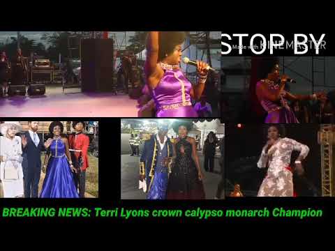 Calypso Monarch 2020 Terri Lyons. Meghan My Dear & Obeah.