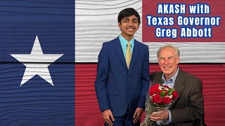 Welcoming the Governor of Texas Greg Abbott to my City