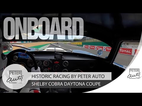 Shelby Cobra Daytona onboard - Historic Classic by Peter Auto - Circuit Bugatti (Le Mans)