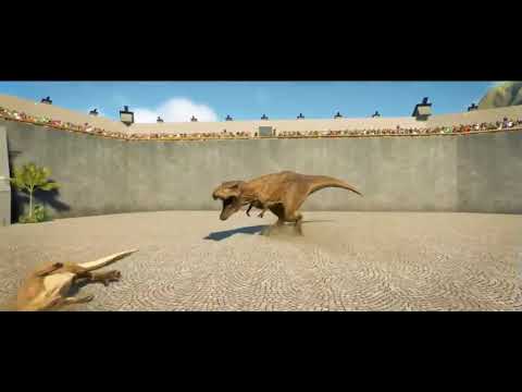 TYRANNOSAURUS REX vs ALL LARGE HERBIVORE & CARNIVORE ON ISLA NUBLAR - Jurassic World Evolution 2