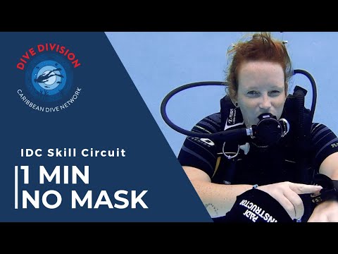 PADI IDC Skill Circuit: 1 Min Breathing Without a Mask (Revised Instructor Development Course)