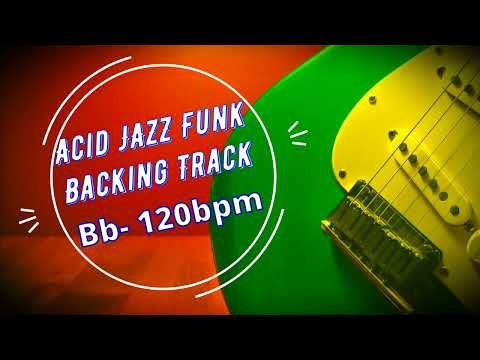 Acid Jazz Funk Backing Track in Bb minor 120BPM